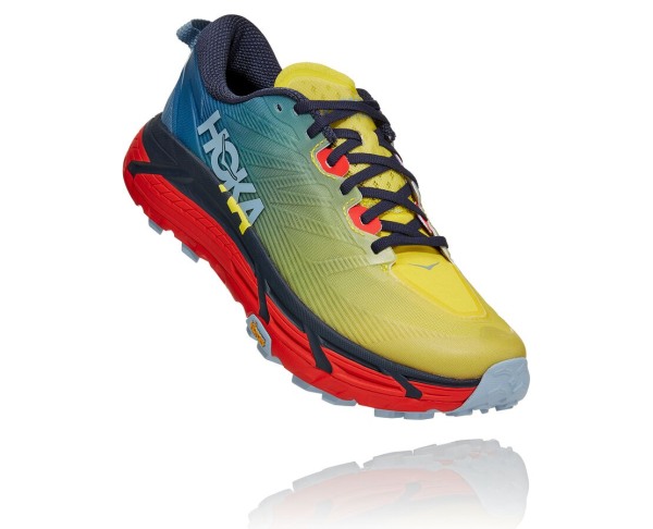 Hoka One One Mafate Speed 3 Mens UK - Blue Trail Running Shoes - SXIZA4026